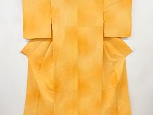 リサイクル 石畳模様織り出し暈し色無地着物